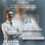 دعوة لحضور محاضرة تخصصية في علاج العصب مع الدكتور حاتم المزوغي – لطلبة السيم التاسع والعاشر